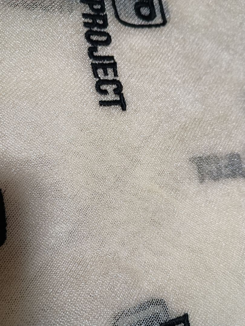 PRANK PROJECT シースルーロゴジャガードニット　ベージュ