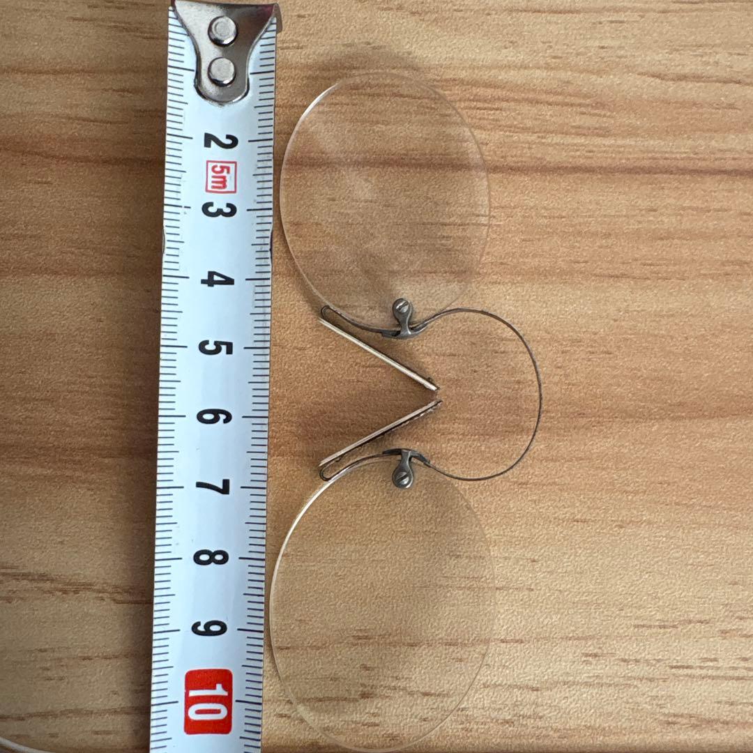 Cブリッジ型　古いフィンチ眼鏡