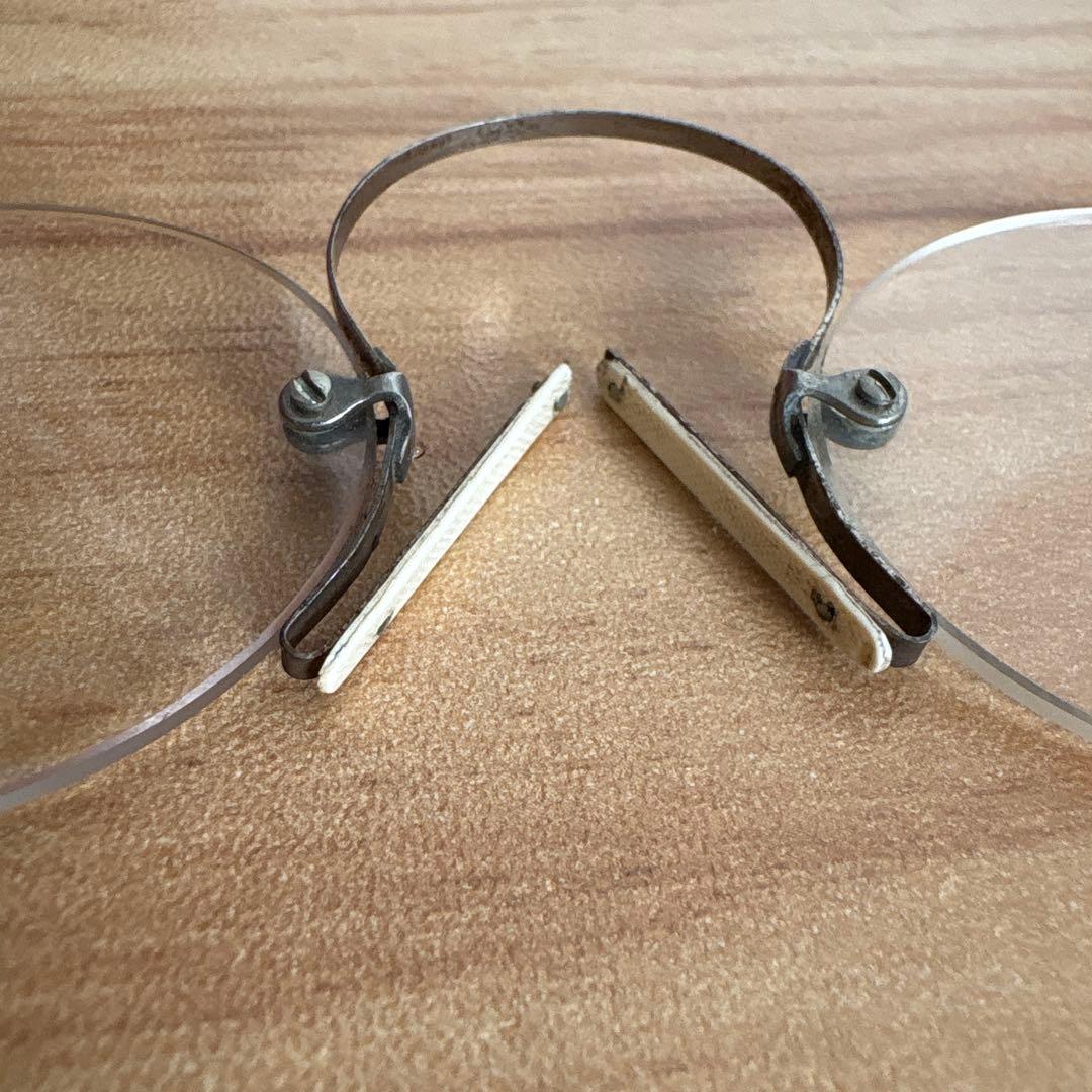 Cブリッジ型　古いフィンチ眼鏡