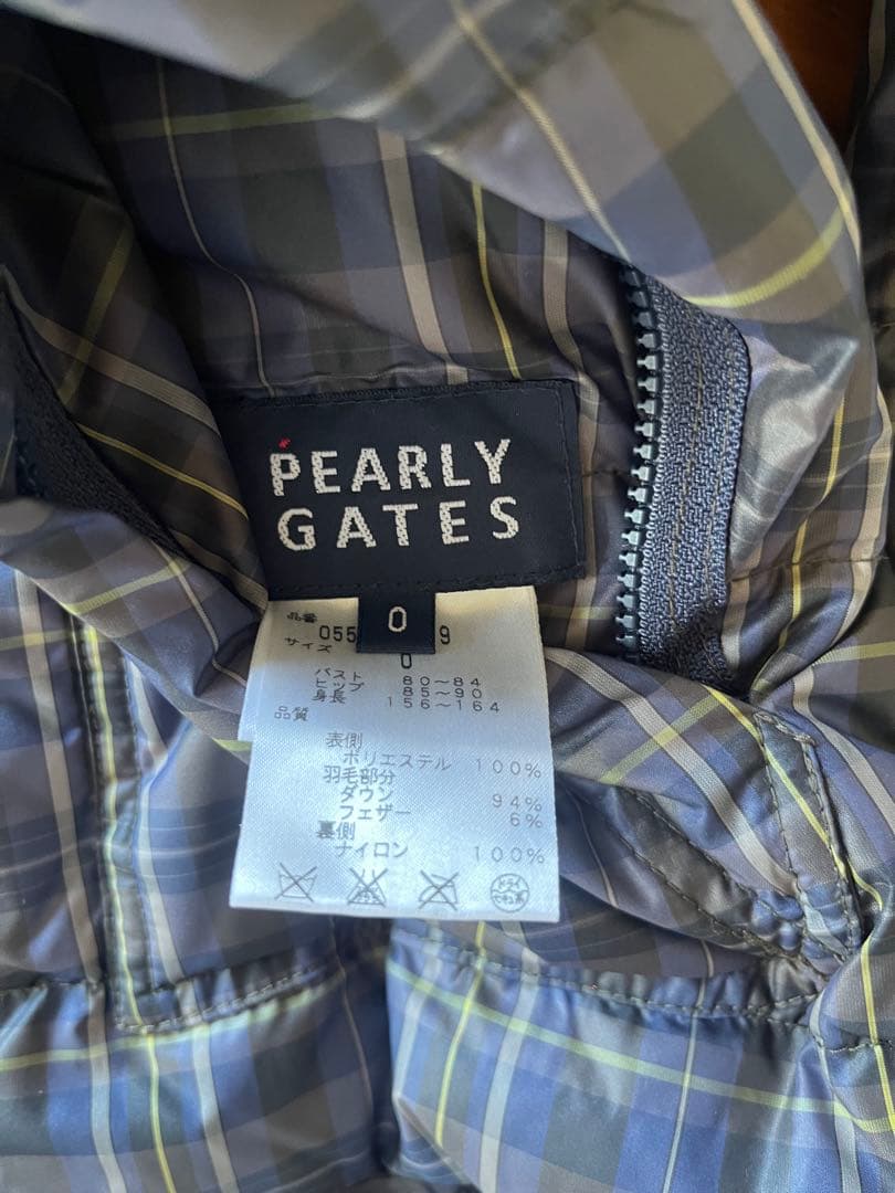 PEARLY GATES リバーシブルダウンジャケットとサンバイザーのセット