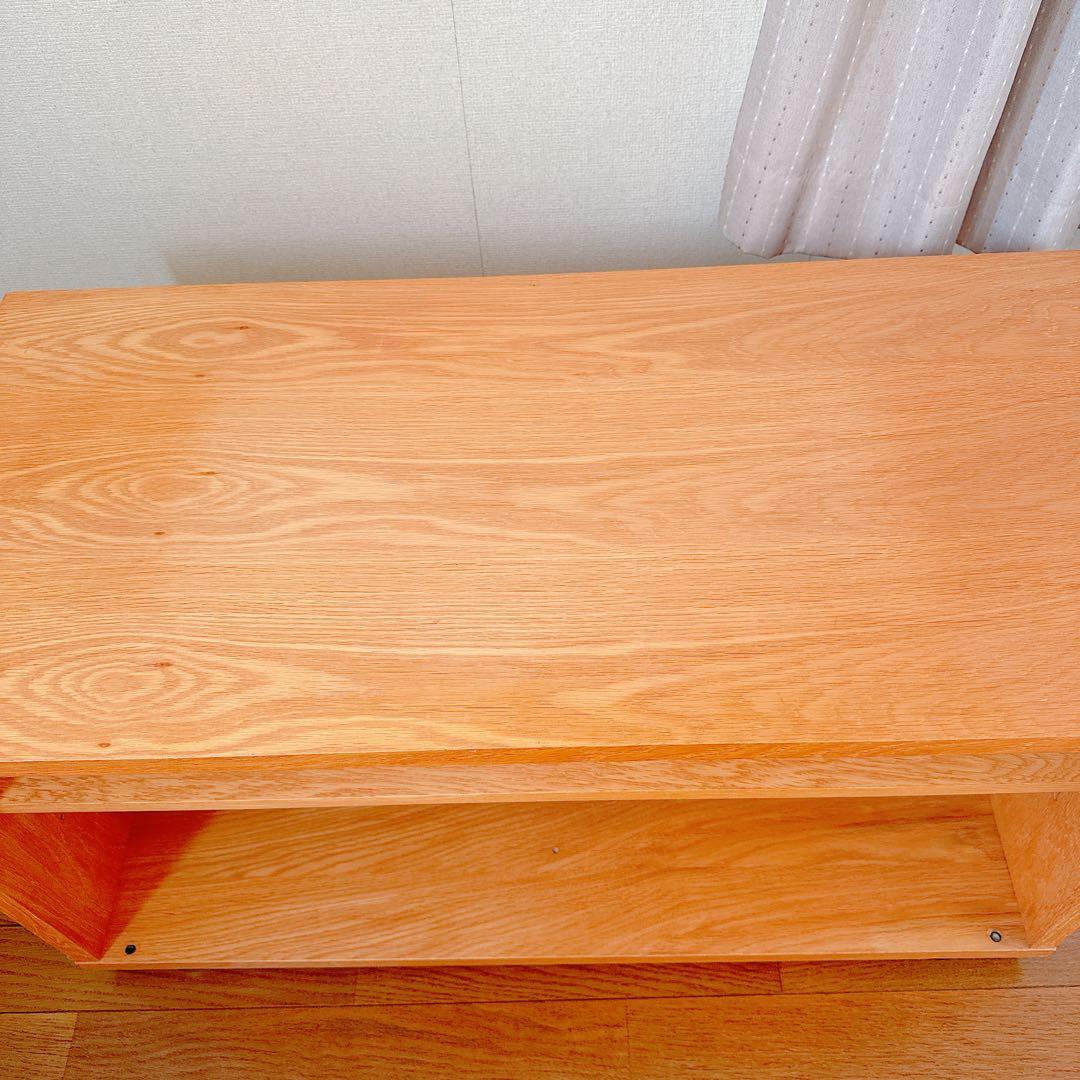 無印良品　木製AVラック スタッキングキャビネット 【幅82.5cmオーク材】