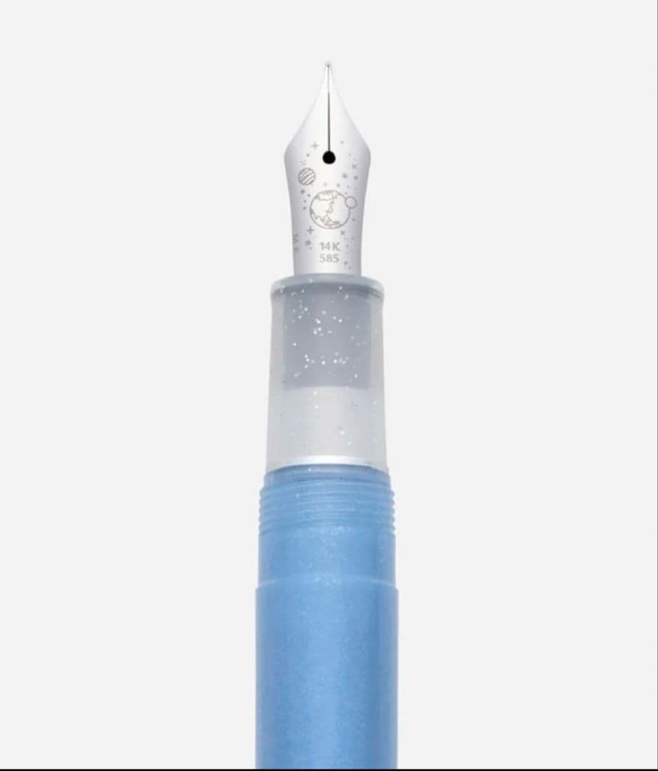 【新品未使用】アンコーラ万年筆プロフェッショナルギアスリム万年筆 地球　MF