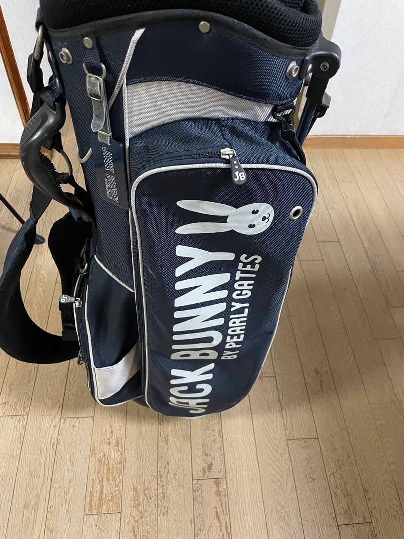 JACK BUNNY キャディバッグ ネイビー