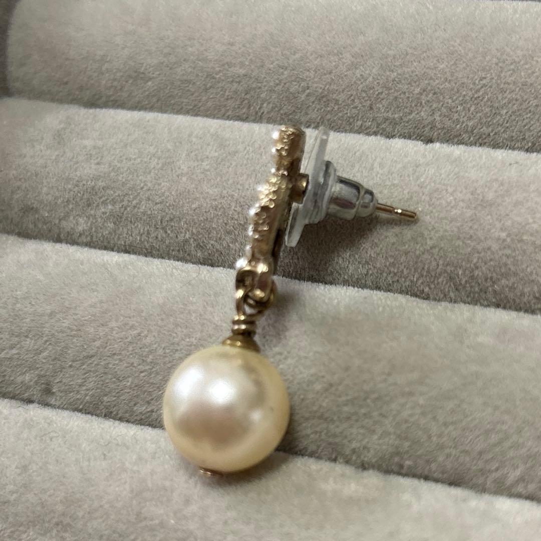 CHANEL パールピアス 片耳