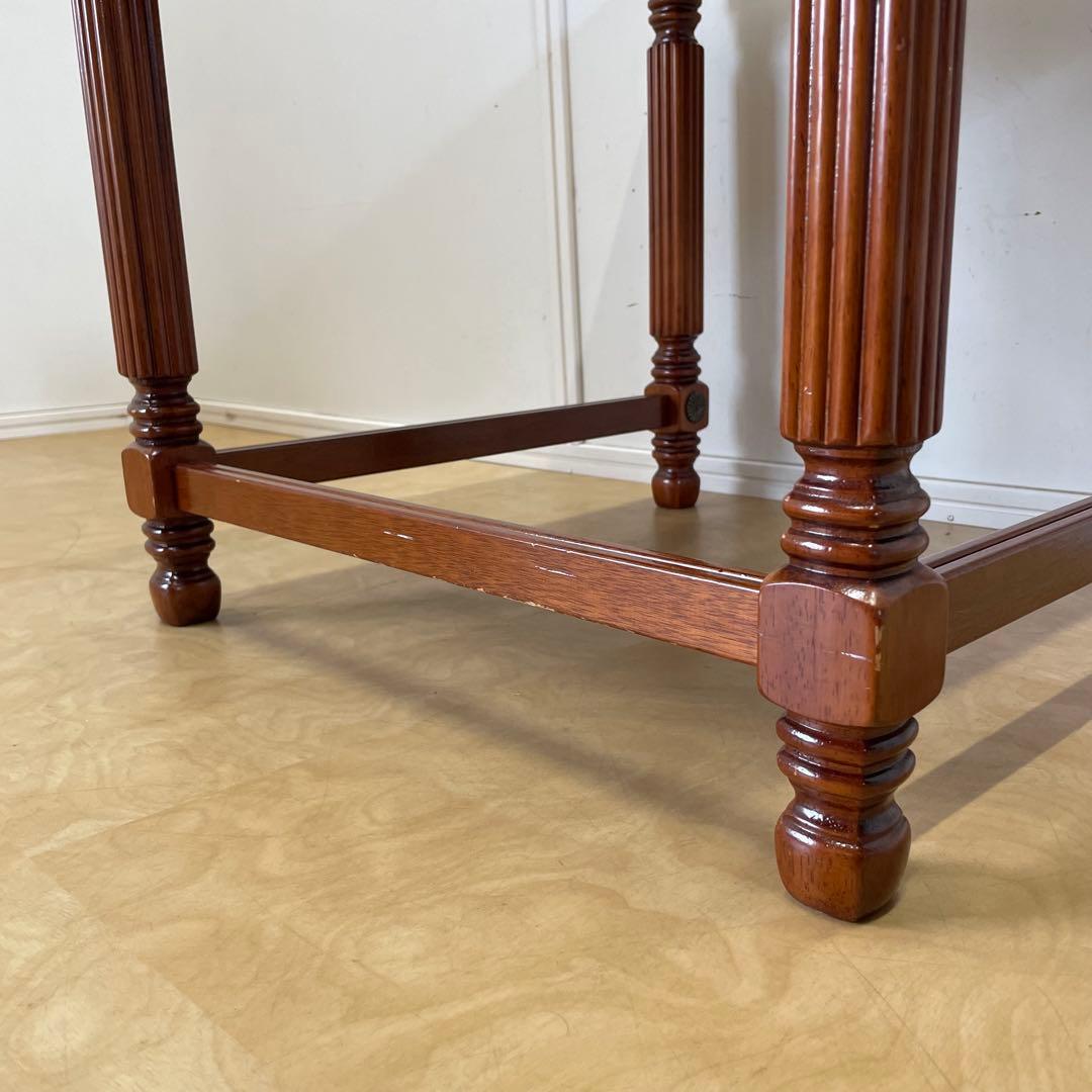 英国スタイル サイドテーブル コンソール 台 デスク 机 テーブル アンティーク