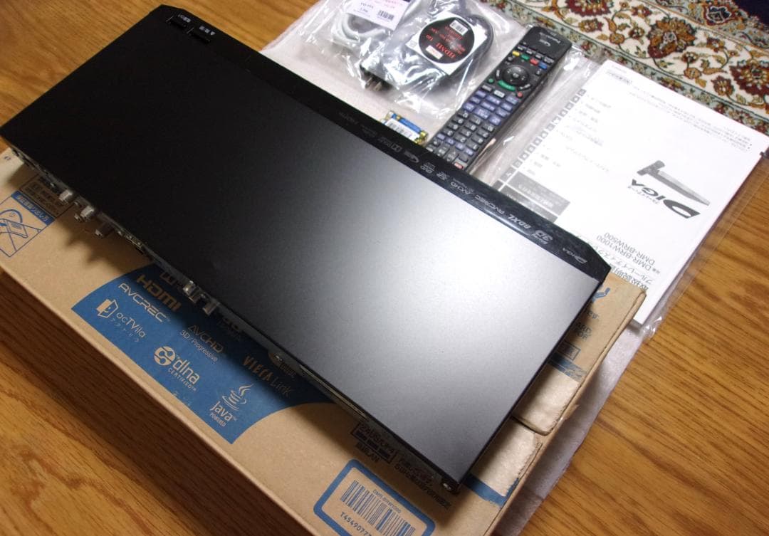 4K/パナソニック ブルーレイレコーダー/DMR-BRW1000（２チューナ）②