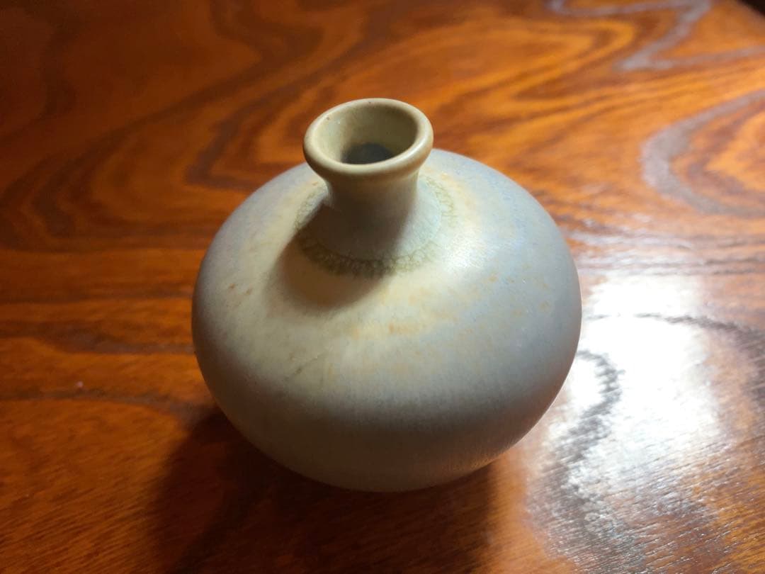 極上優美Berndt Friberg釉薬美し《一輪花挿》（検ベルントフリーベリ