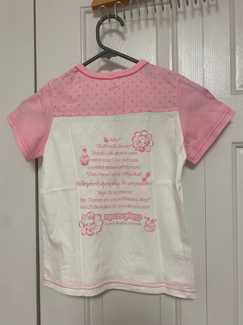 メゾピアノ 可愛いケーキデザインTシャツ 140cm