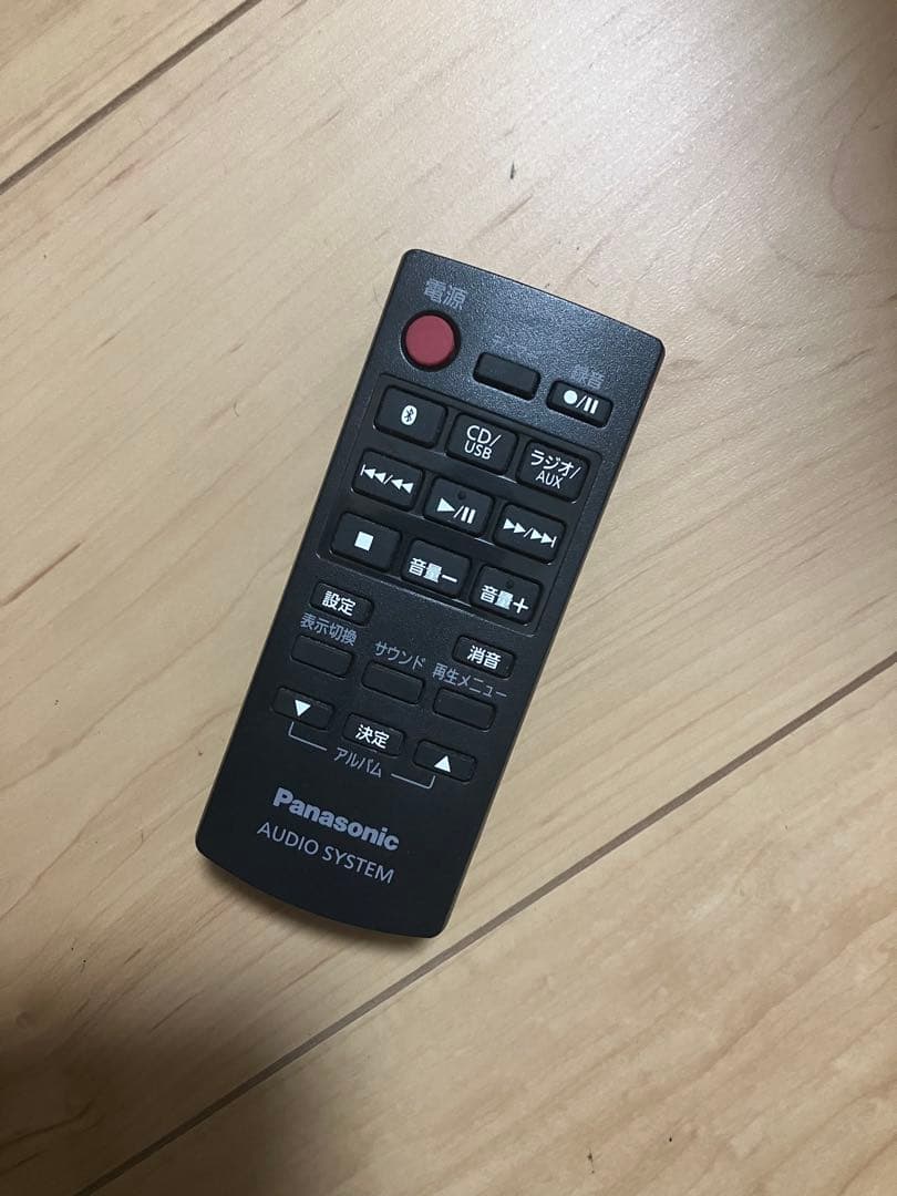 2022年製　Panasonic SC-HC30 ミニコンポ　リモコンつき