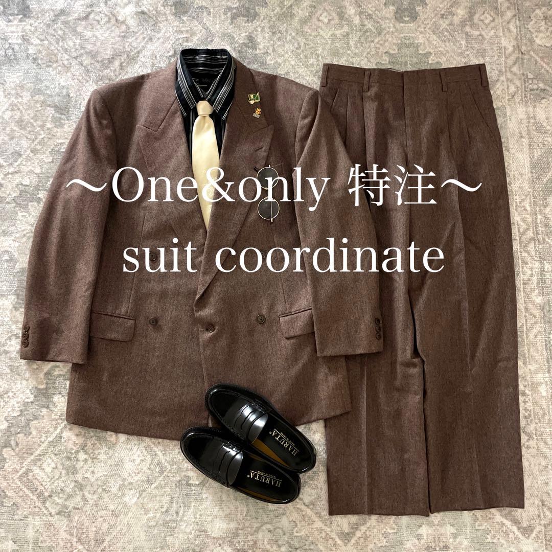 city boy style (No.1)ダブルスーツ セットアップコーデ