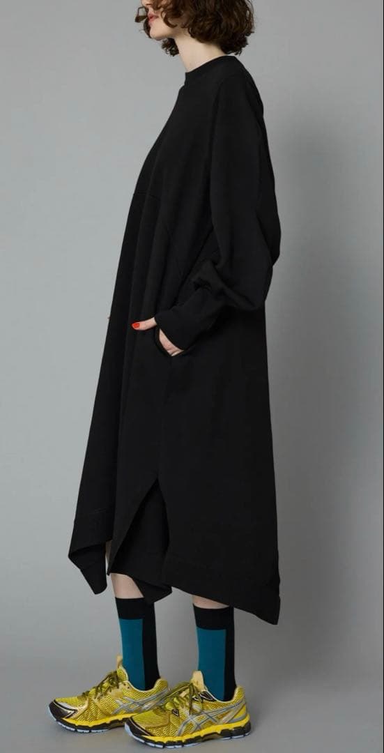 ワンピース HeRIN.CYE Mountain sleeve docking dress