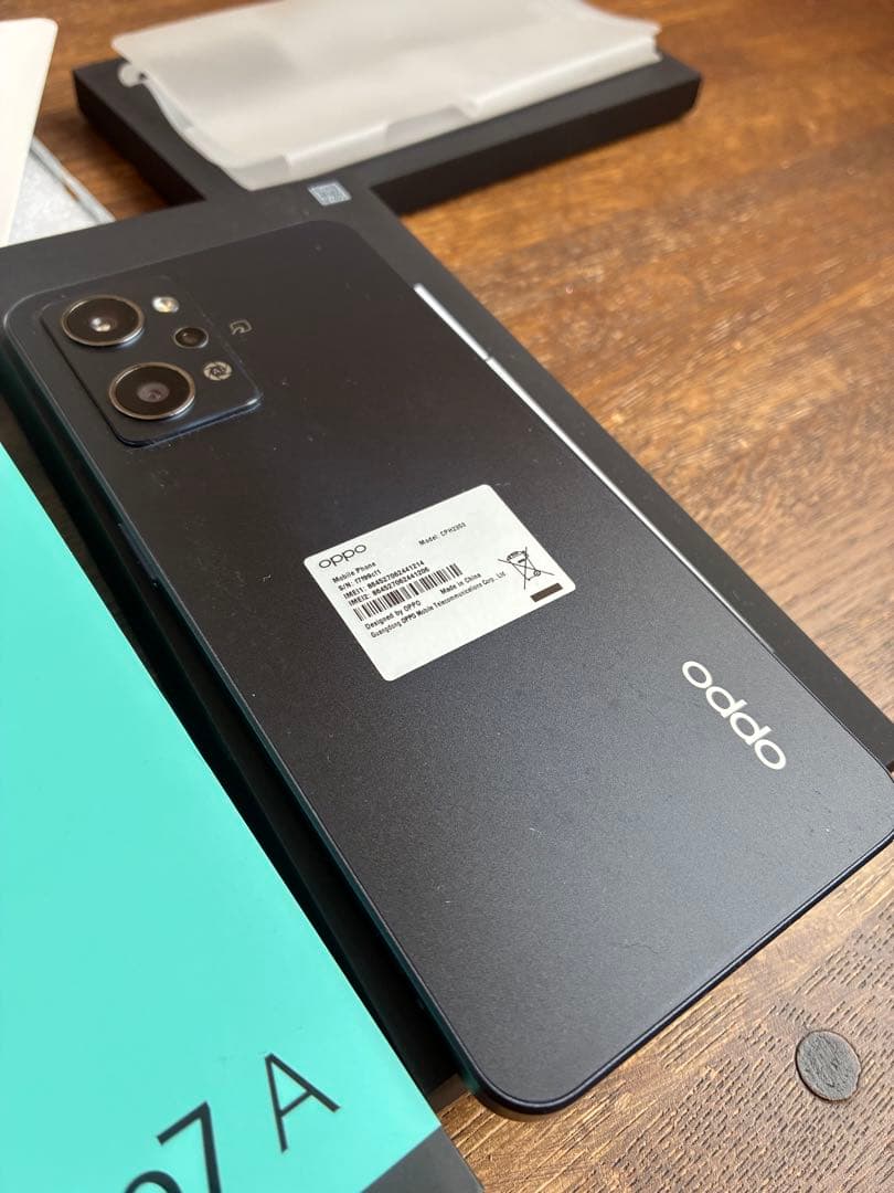 OPPO Reno7 A スターリーブラック 本体 超美品