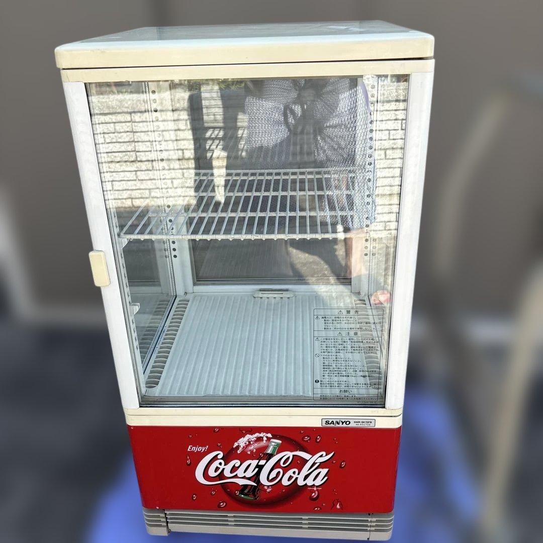 a*】様 Coca-Cola SANYO 冷蔵ショーケース SMR-S K72F