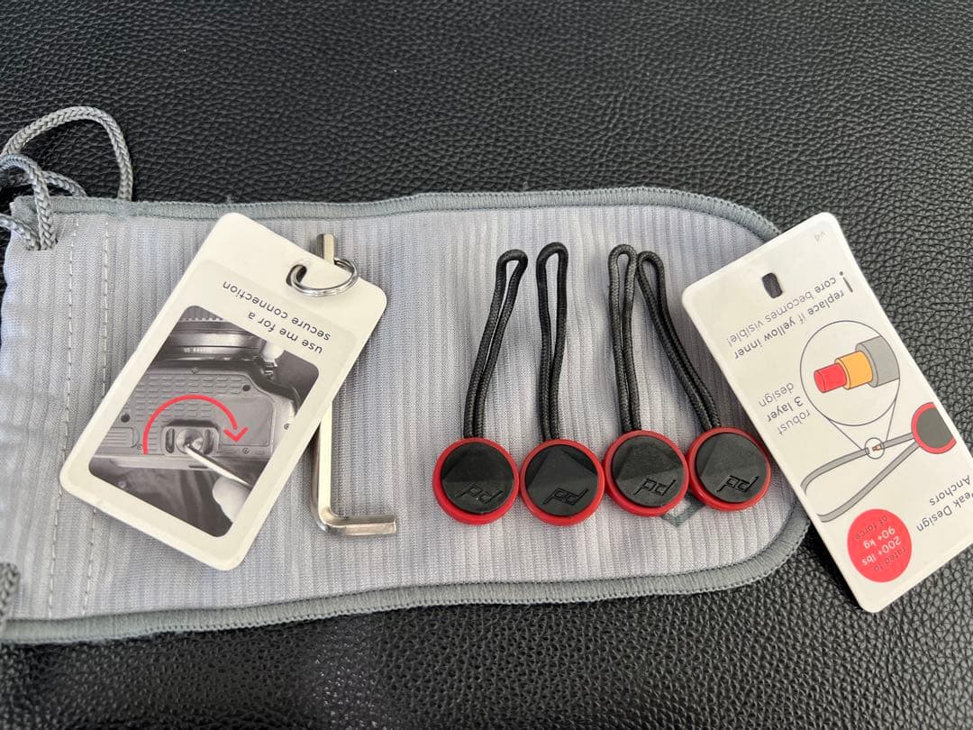 Peak Design ピークデザイン　キャプチャー＋デュアルプレートセット　銀