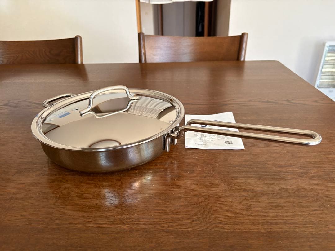 ステンレス製 蓋付きフライパン ジオプロダクト