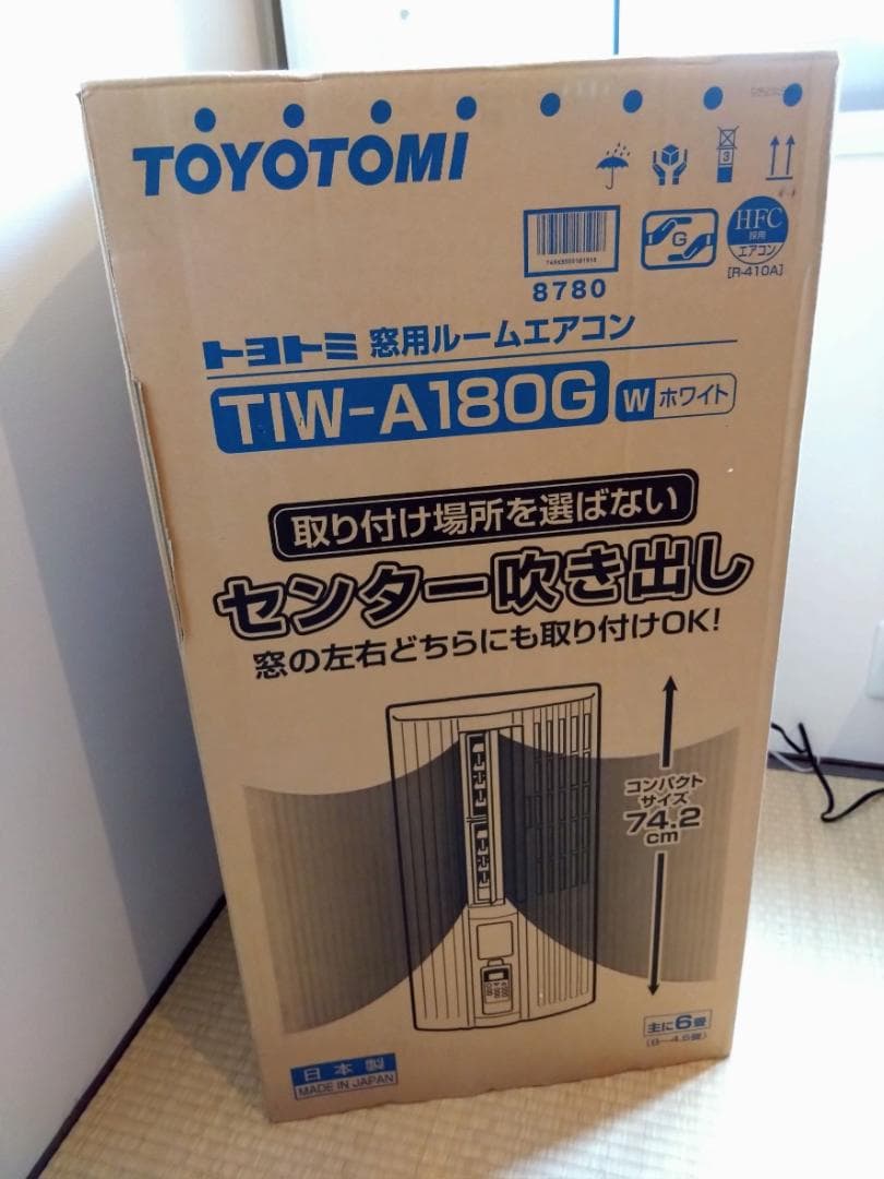 【送料無料】TIW-A180G　窓用ルームエアコン