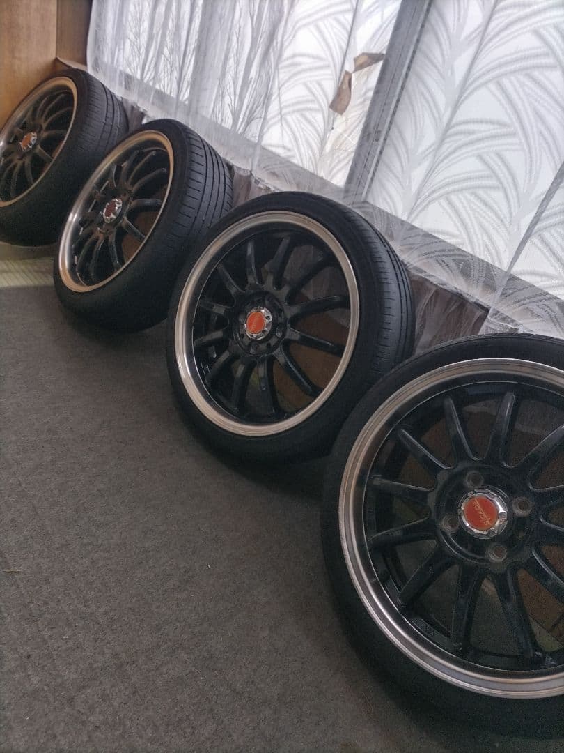 Sicada 16インチ ブラックホイール 4本セット　165/45R16