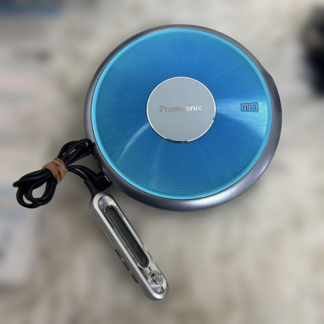 【美品】パナソニック ポータブルCDプレーヤー SL-CT710-A ブルー