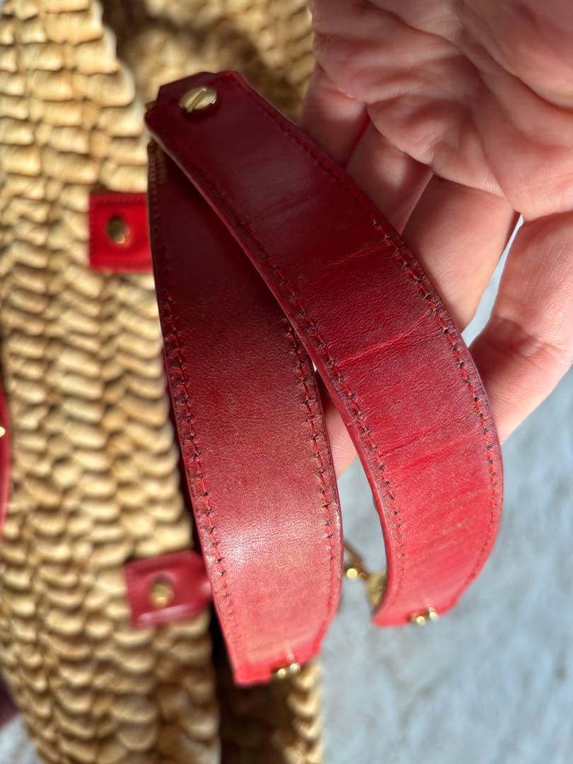 Tory Burch ロゴ入り かごバッグ