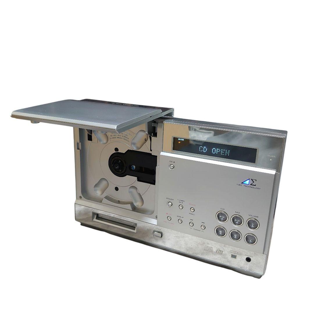 SHARP 1ビットデジタルシステム CD/MDシステムコンポ SD-K800