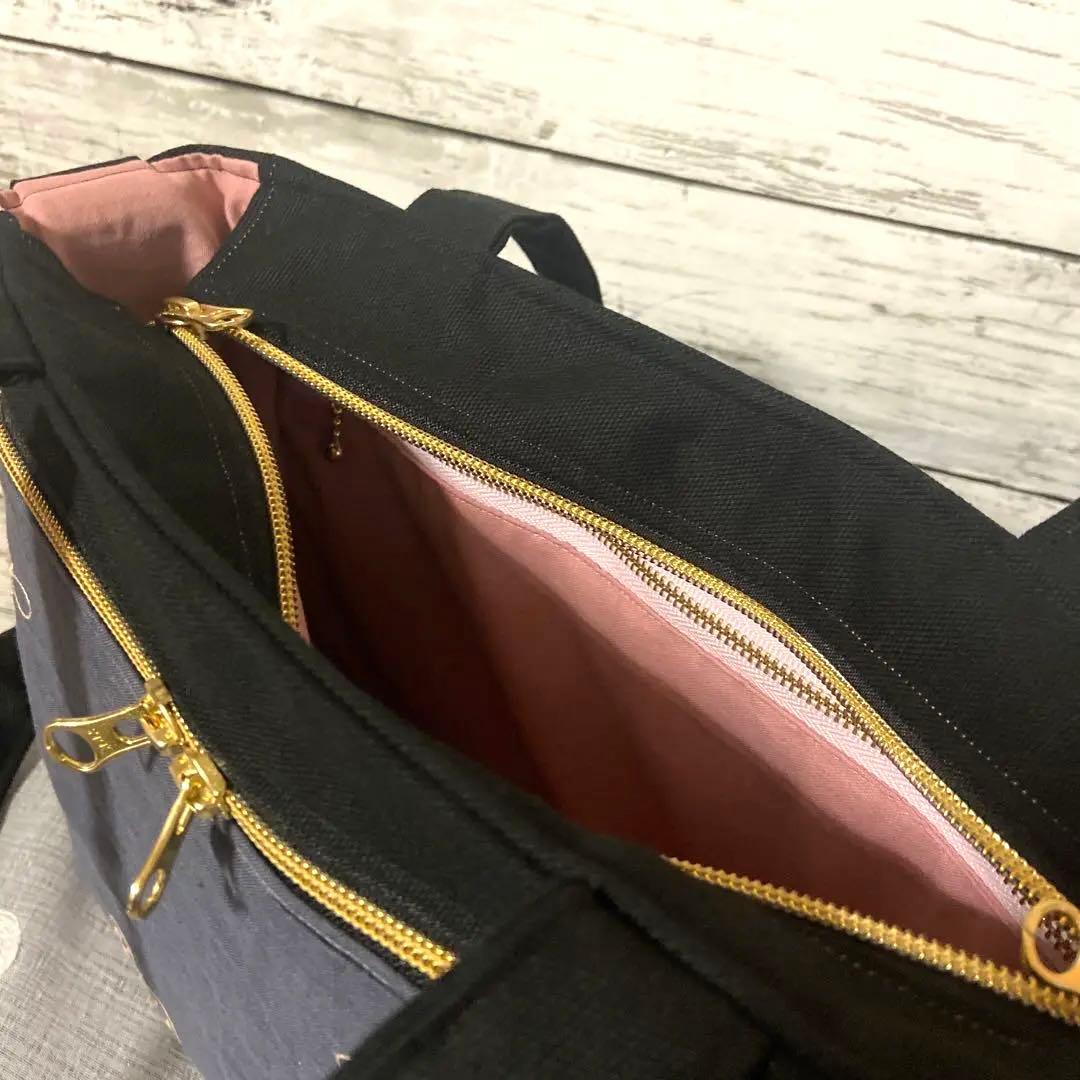 レディーストート(スクエア型) ショルダー バッグ　ハンドメイド