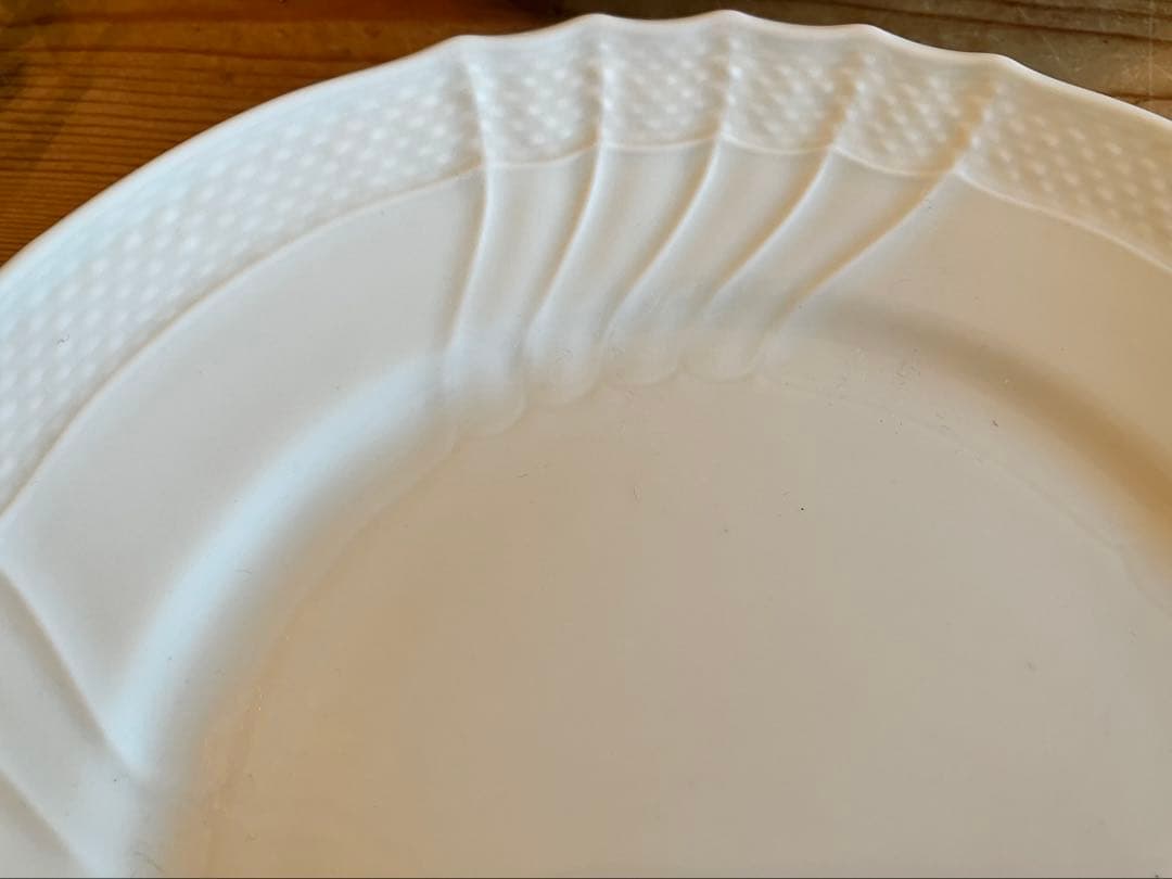 choco　ベッキオホワイト　クレッセント×4 19.5プレート×4