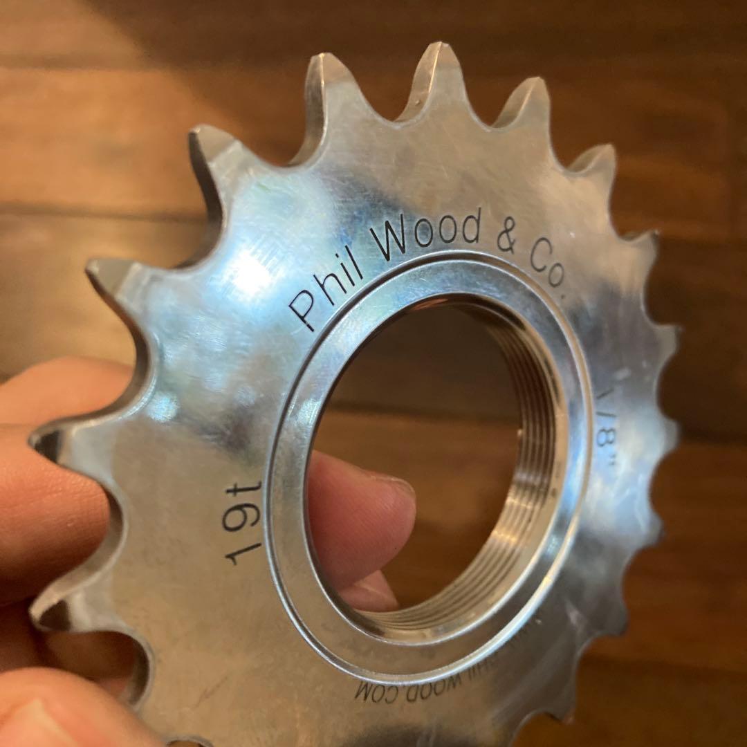 Phil Wood 19t コグ 厚歯1/8\"