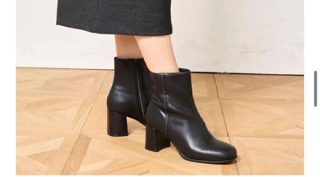 clarks新品クラークスアンクルブーツショット　ブーツブラックレザー　UK4