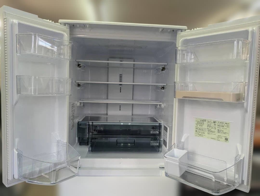 展示品 SHARP 429L 6ドア冷蔵庫 SJ-MF43M　展示による小傷あり