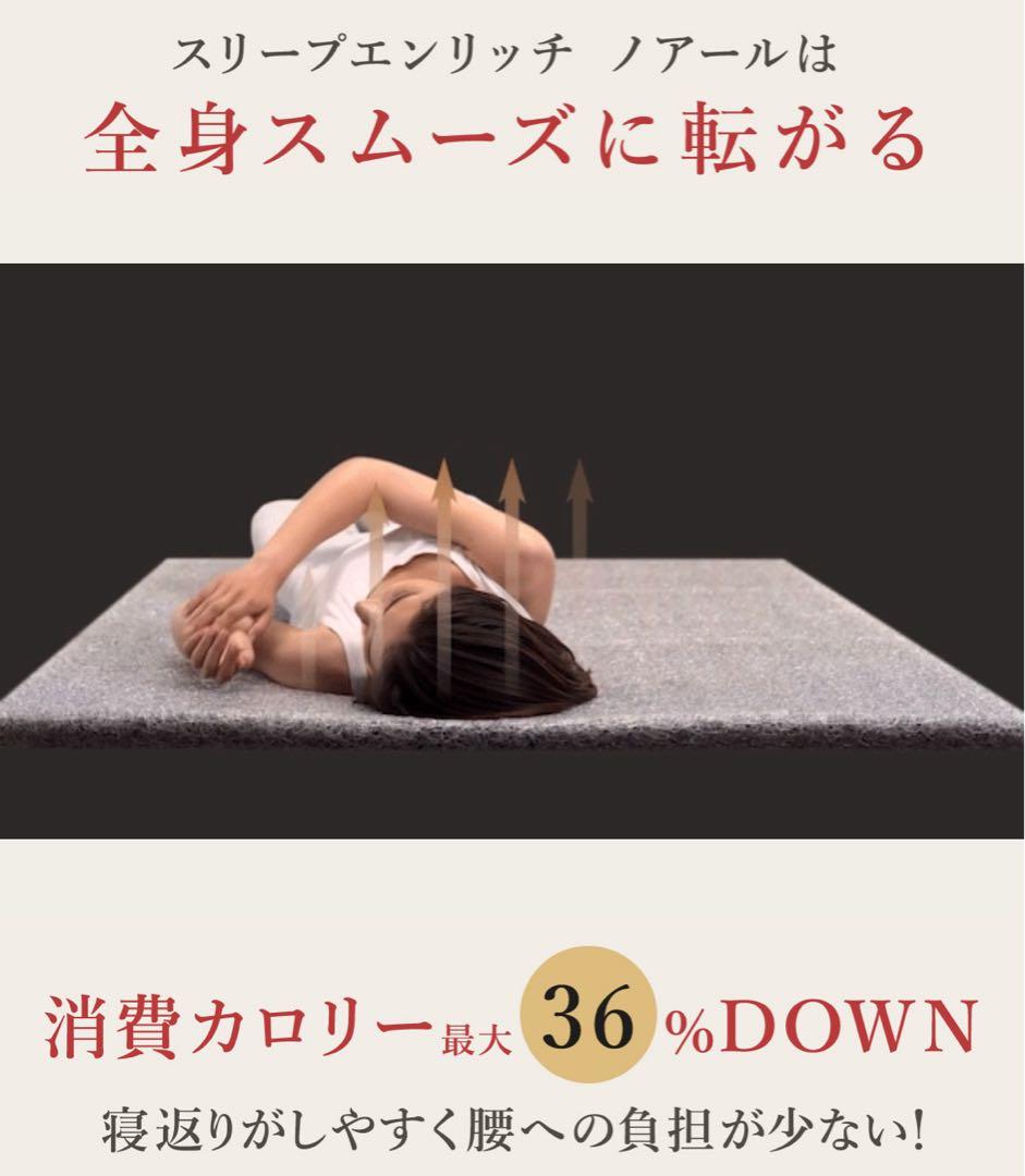 未使用 半額以下 スリープエンリッチ ノアール セミダブル マットレス