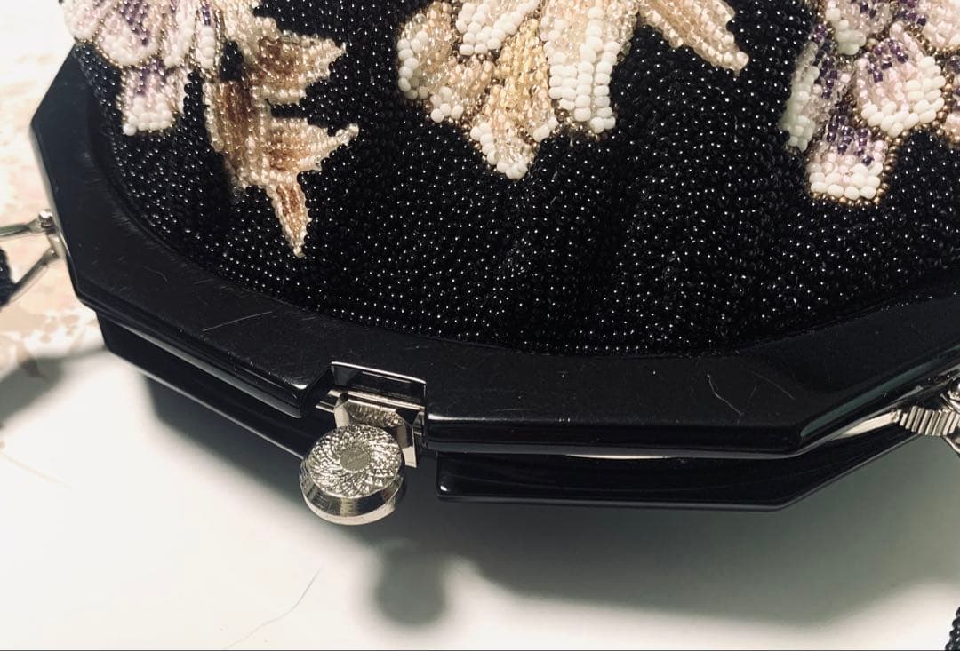 創ビーズ 和装 レトロ アンティーク バック