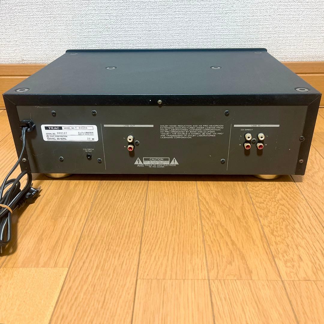超希少 TEAC ティアック V-6030S カセットデッキ