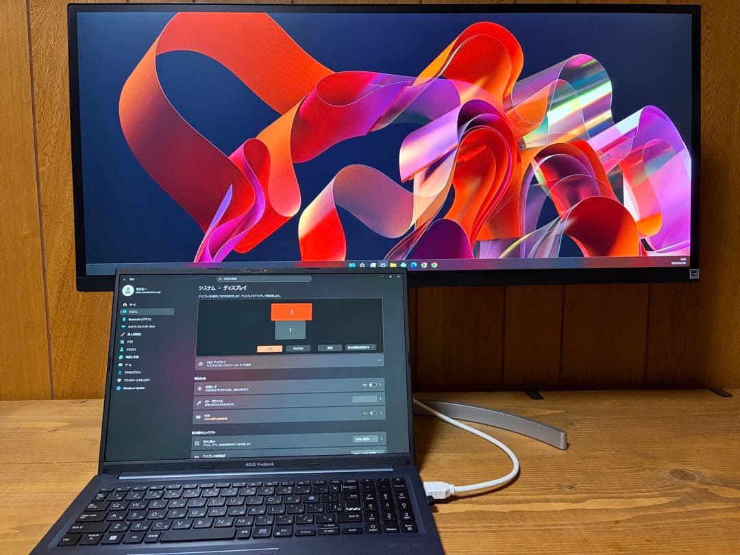 LG 34WK650-W 34インチ/21:9 PCモニター ディスプレイ