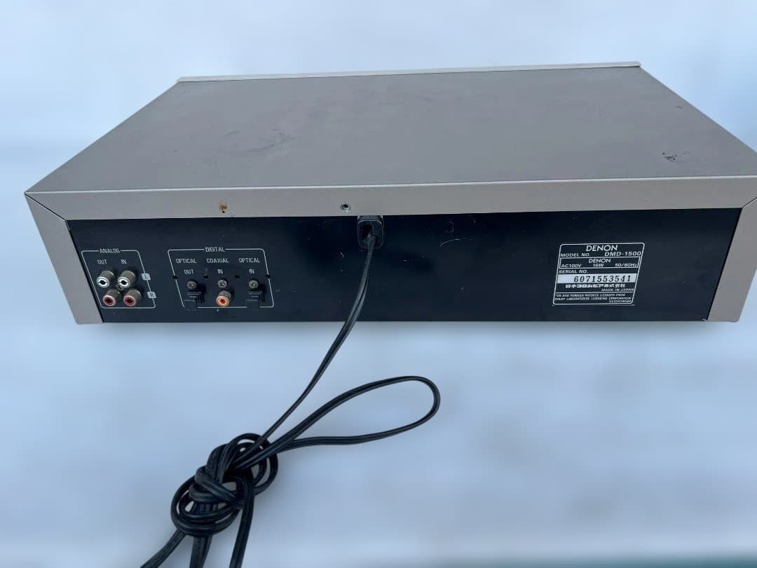 DENON デノン DMD-1500 MDレコーダー　動作品