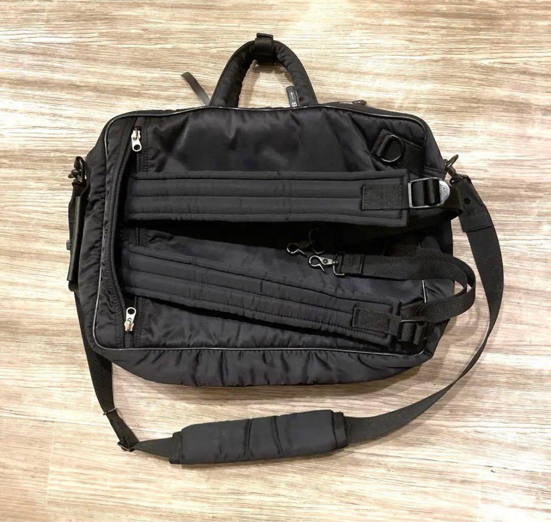 美品　ポーター ビジネスバッグ　3WAYブリーフケース 多機能 黒