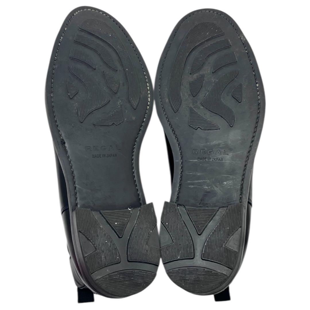 REGAL リーガル ショートブーツ サイドゴアブーツ 本革 ブラック 26cm