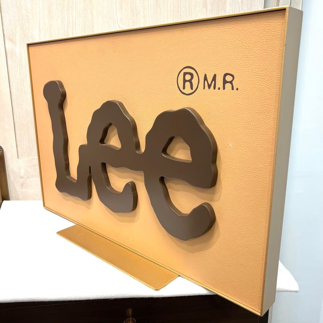 Lee 立体ロゴ 店舗什器 約60cm×40cm 非売品 レア 看板 サイン