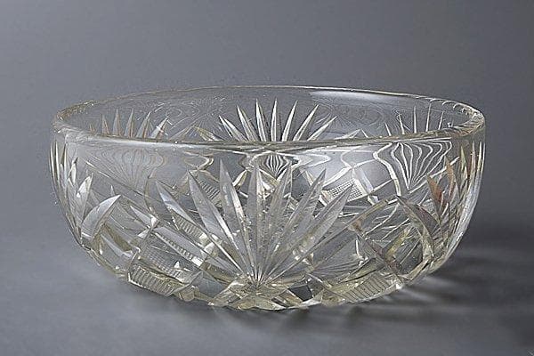 u388 茶道具　阿蘭陀ギヤマン水指 ガラス