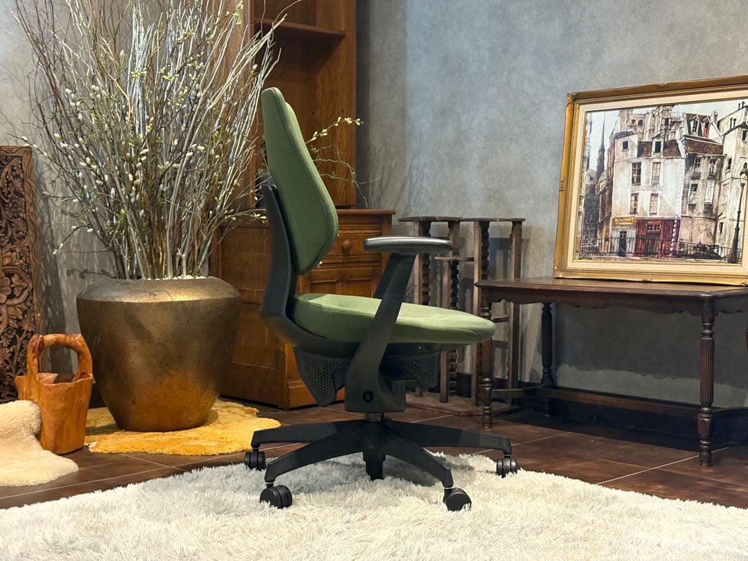 ⑦KOKUYO コクヨ　デスクチェア　オフィスチェア　イングチェア　H