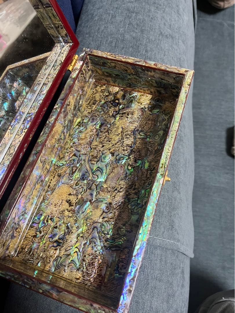 美品！ 螺鈿細工 蝶々 ジュエリーボックス