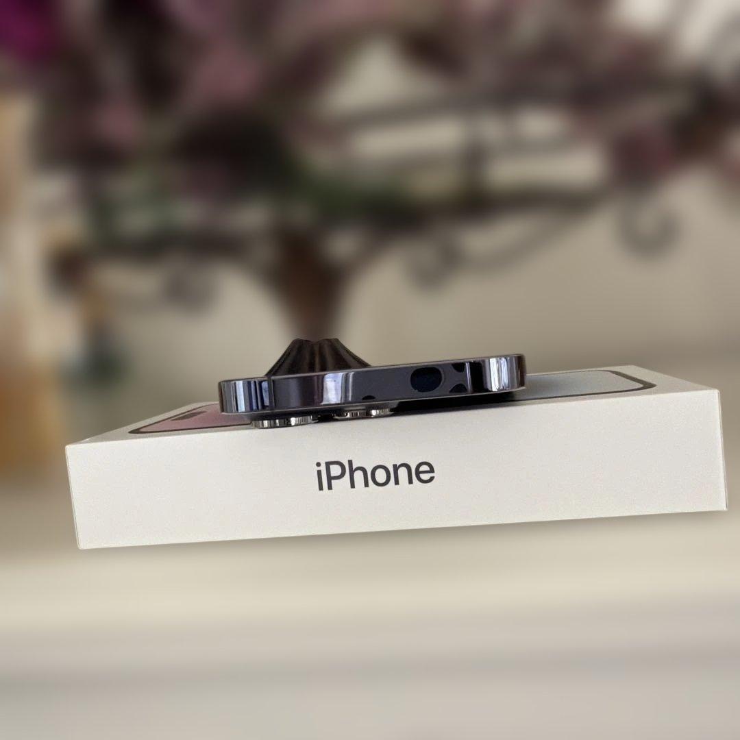 【美品］iPhone14pro Deep Purple 256GB パープル