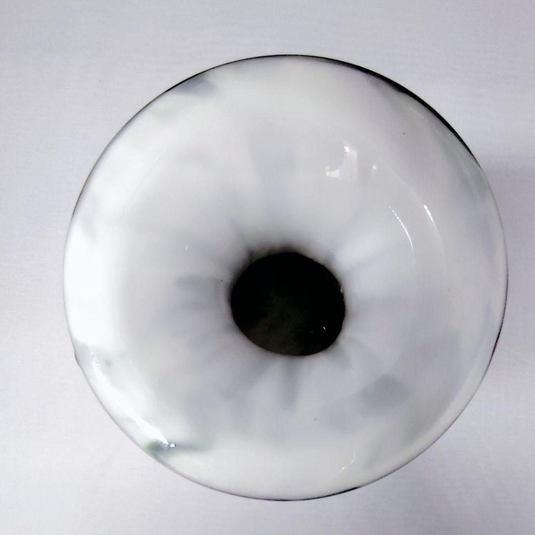 希少カメイガラス OSAKA 虹色 マーブル ピッチャー型 花瓶 No.5