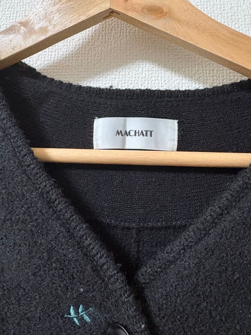 machattエンブロイダリーウールジャケット　マチャット　MACHATT