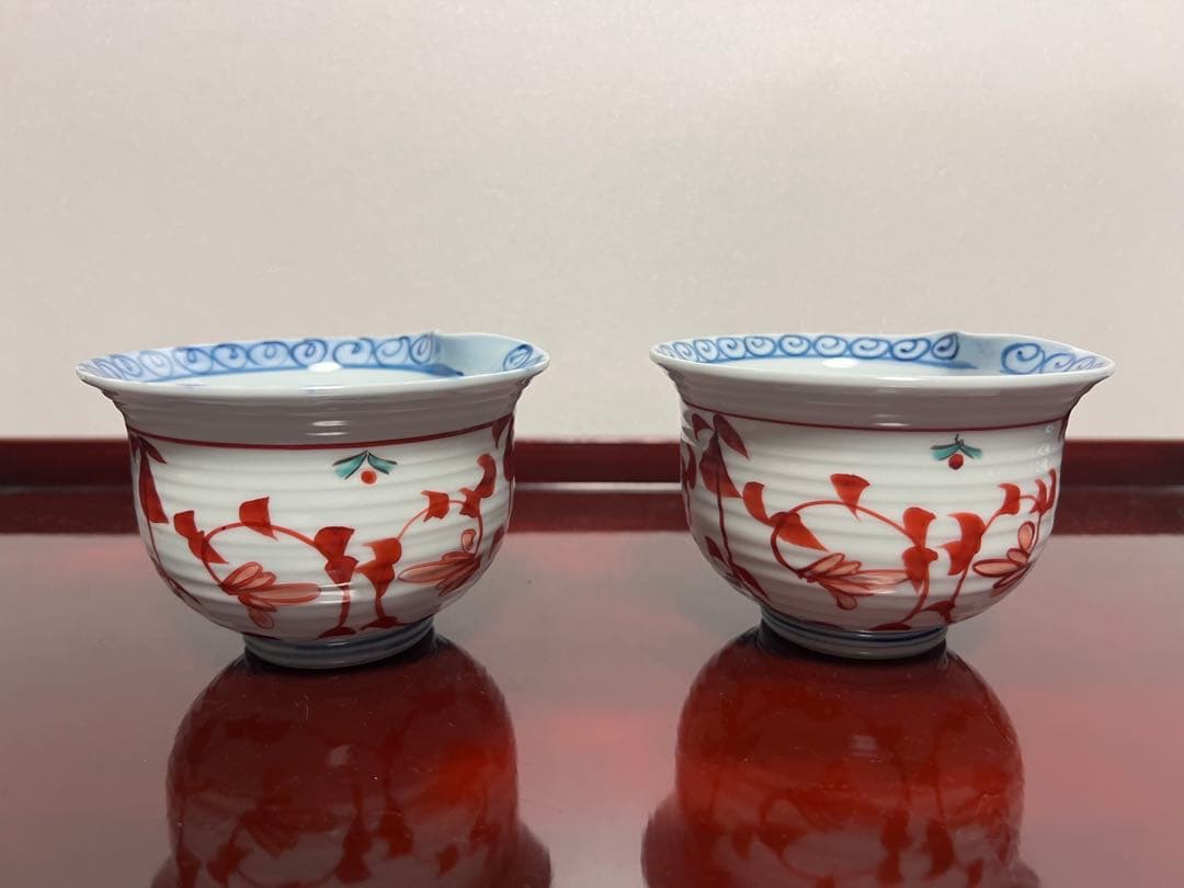 【新品】5客 有田焼　小鉢揃　染付山水