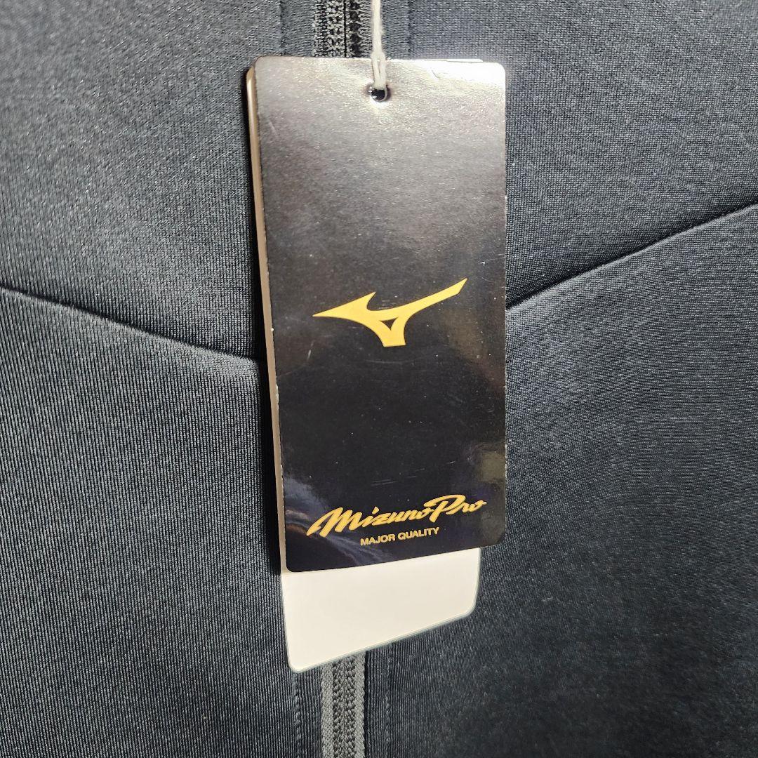 【新品未使用】ミズノプロ ストレッチスウェットフーディ ブラック Oサイズ