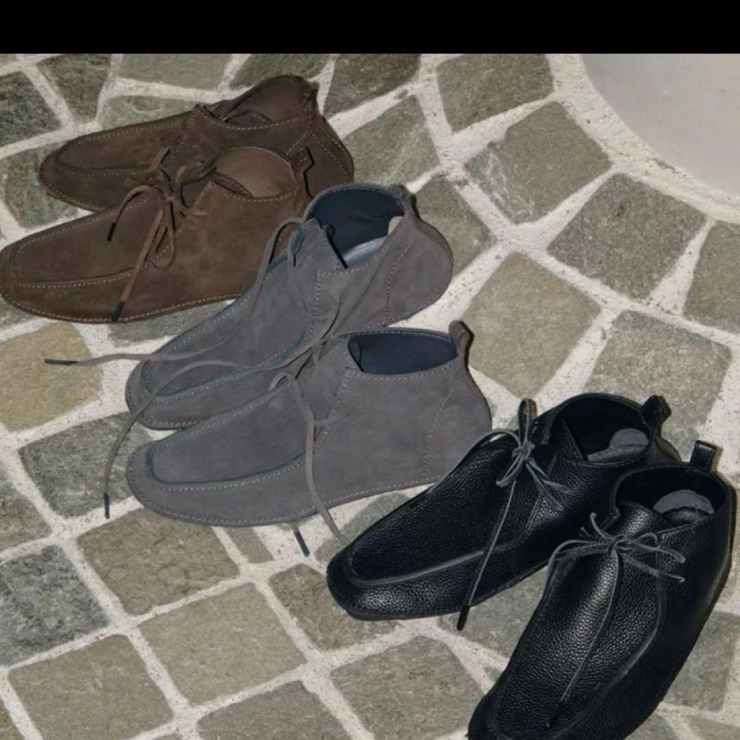 TODAYFUL レザーモカシンシューズ　BLK 靴　トゥデイフル