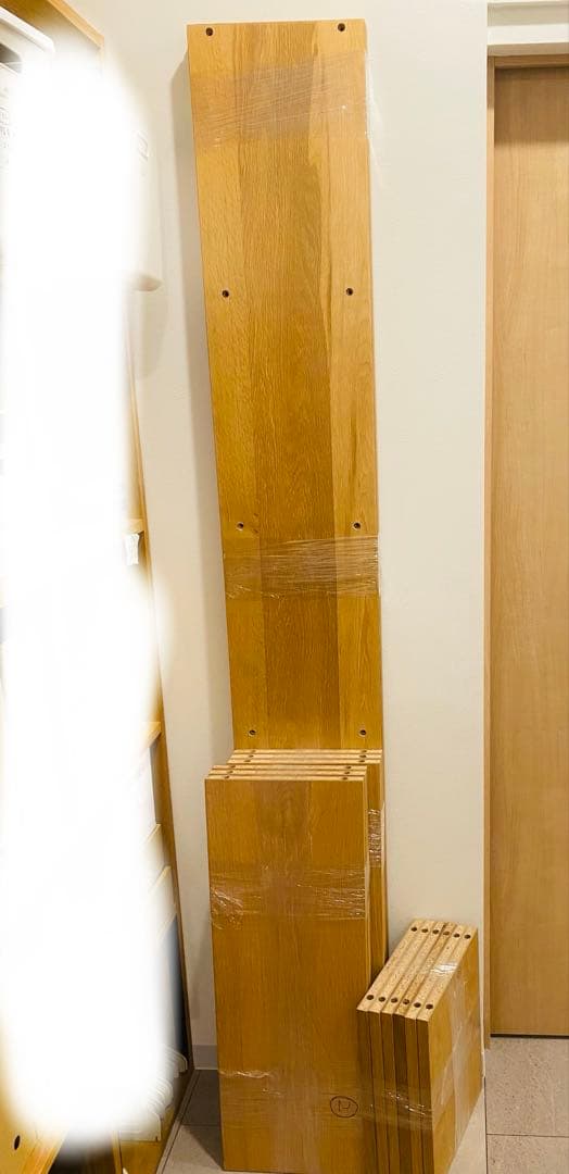 無印良品 ユニットシェルフ用 追加棚・縦板付き　木製棚板 計12枚＋縦板セット