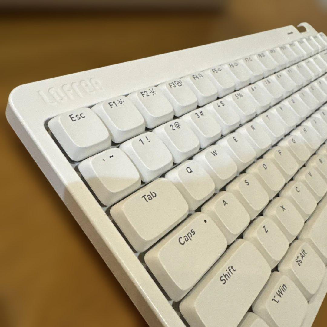 Lofree Flow Lite 84 ホワイト US配列 ロープロキーボード