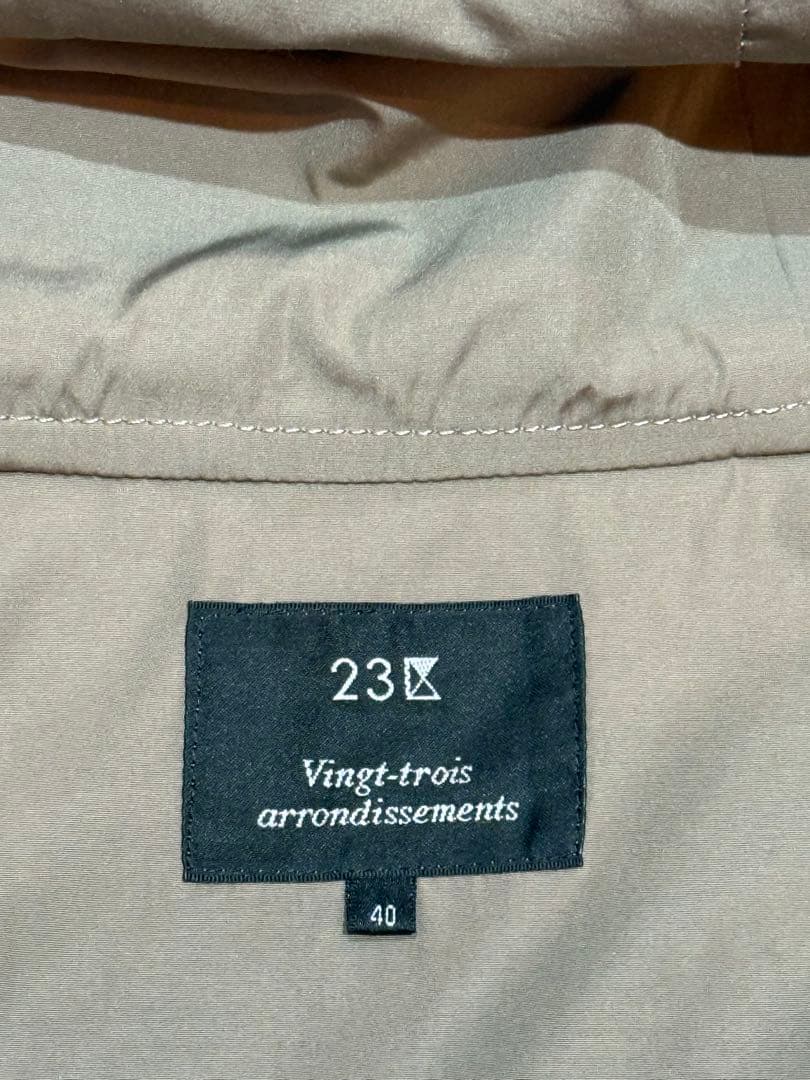 美品 23区Lモッズコート 40ライナー・ファー取り外し可 4way