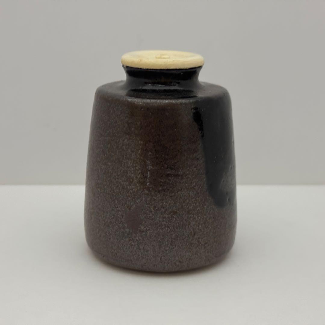 茶道具 暁窯 岡田暁山 中興名物写茶入 廣澤 広沢　仕服添 茶道